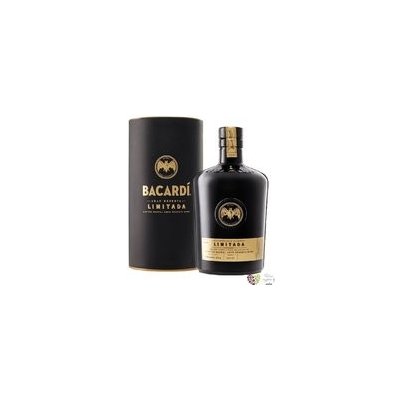 Bacardi Grand reserva „ Limitada ” gift tube aged Cuban rum 40% vol. 1.00 l