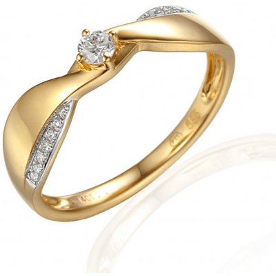 Gems Neobvyklý zásnubní prsten Skylar kombinované zlato s brilianty 3812837 5 52 99