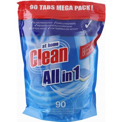 At Home Clean Tablety do myčky all in one All in1 90 ks – Zboží Mobilmania