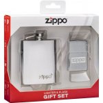 Zippo dárková sada zapalovač + placatka 30062 – Zboží Dáma