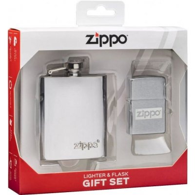 Zippo dárková sada zapalovač + placatka 30062 – Zboží Dáma