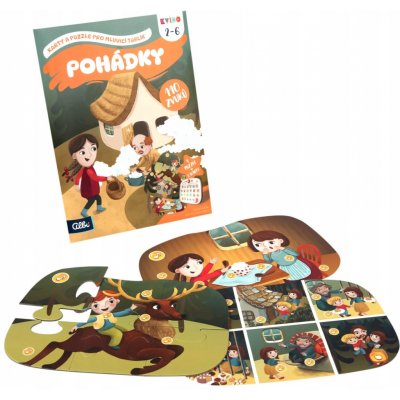 Albi Kvído Karty a puzzle pro mluvicí tablík Zvířátka z lesa – Zboží Dáma