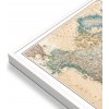 Nástěnné mapy National Geographic Severní Amerika - nástěnná mapa Executive 61 x 76 cm Varianta: mapa v hliníkovém rámu, Provedení: bílý rám