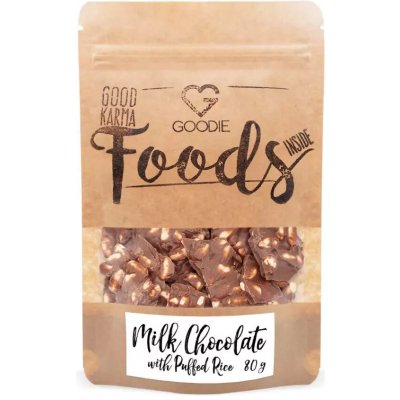 Goodie Mléčná čokoláda s burizony / Milk Chocolate with Puffed Rice 80 g – Zboží Dáma