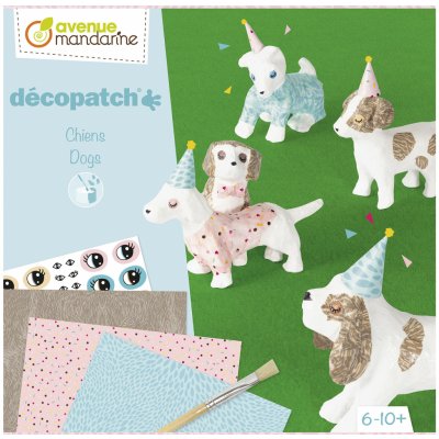 Avenue Mandarine Velký kreativní box Decoupage pejsci