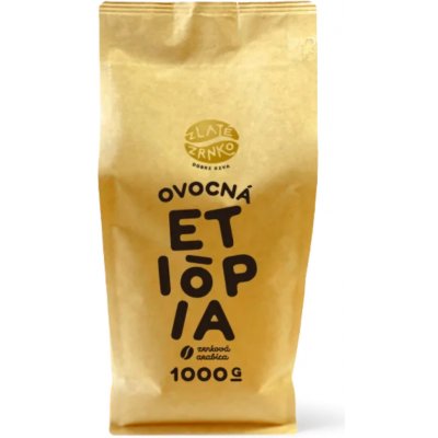 Zlaté Zrnko Káva Etiopie zrnková 1 kg – Hledejceny.cz