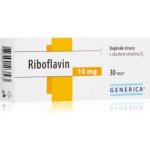 Generica Riboflavin 10 mg 30 tablet – Hledejceny.cz