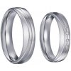 Prsteny Steel Edge Snubní prsteny chirurgická ocel SPPL035