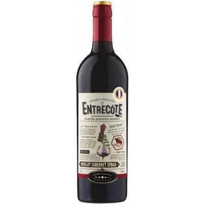 Entrecote Merlot Cabernet 14% 0,75 l (holá láhev) – Hledejceny.cz