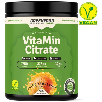 Greenfood Nutrition VitaMin citrate 300 g – Hledejceny.cz