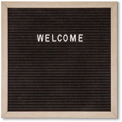 Jansen Display Písmenková tabule černá 30 x 30 cm – Zboží Živě