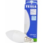 Tesla LED žárovka CANDLE svíčka, E14, 7W, 230V, 806lm, 25 000h, 4000K denní bílá, 180st – Zboží Živě