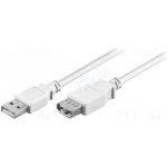 Goobay 96198 USB 2.0, USB A zásuvka, USB A vidlice, 1,8m, bílý