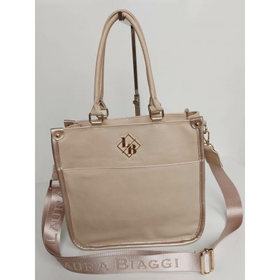 Laura Biaggi kabelka R271/2 světlý karamel světlý karamel – Zboží Dáma