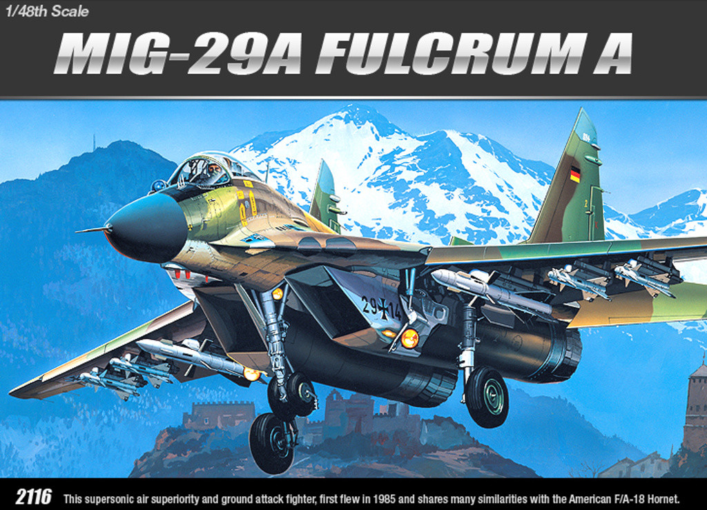 Academy Model Kit letadlo 12263 M 29A FULCRUM A 1:48