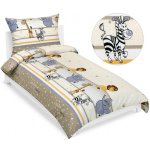 Bellatex Povlečení krepové Hnědá Béžová Bílá 140x200 70x90 – Sleviste.cz