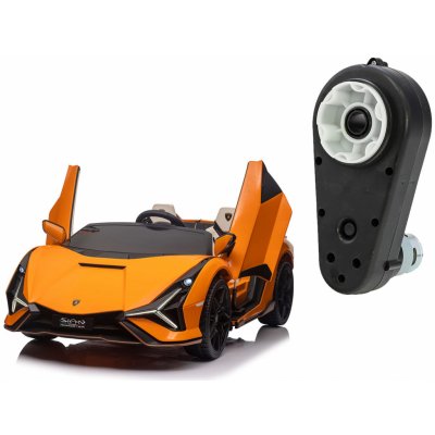 Andos Náhradní motor s převodovkou pro pohon kol elektrické autíčko Lamborghini Sián 24V – Zboží Dáma