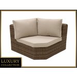 DEOKORK Ratanový rohový díl BORNEO LUXURY hnědá – Hledejceny.cz