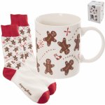 Orion Dárkový hrnek s ponožkami dámské Perníček 350 ml – Sleviste.cz