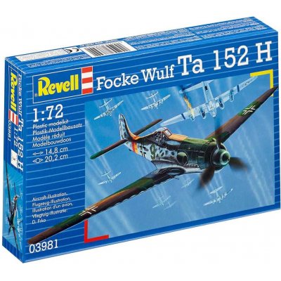 Revell Focke Wulf Ta 152 H 03981 1:72 – Zboží Mobilmania