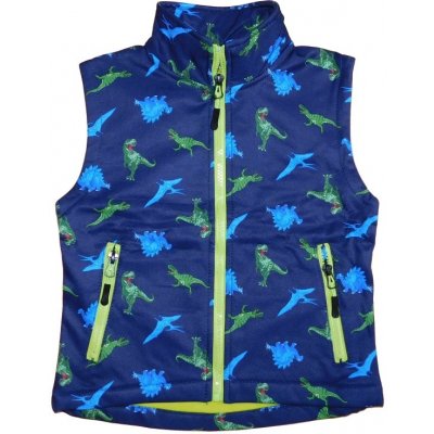 Kugo Chlapecká softshellová vesta s fleecem HB8629 tmavě modrá – Zboží Dáma