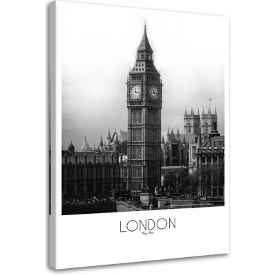 Gario Obraz na plátně Londýn - Big Ben Rozměry: 40 x 60 cm – Zboží Mobilmania