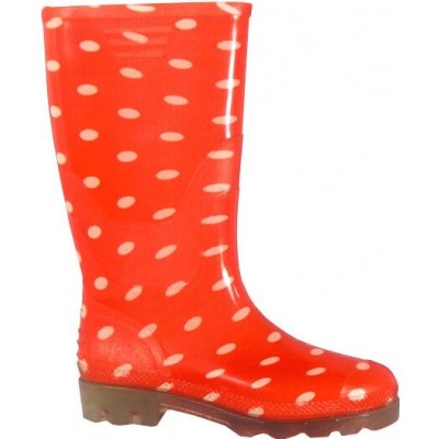 Holínky 901PS Red White Dots – Sleviste.cz