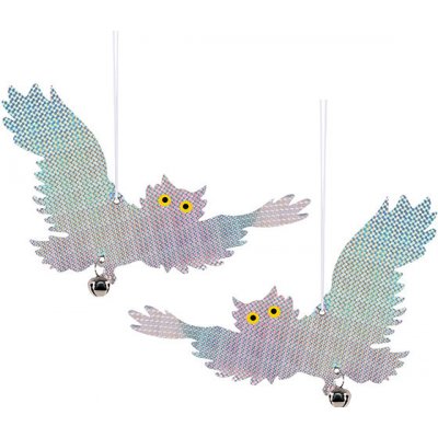 Toro Plašič ptáků Sova v letu 21,5 x 39,5 cm 2 ks – Zboží Mobilmania