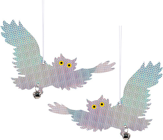 Toro Plašič ptáků Sova v letu 21,5 x 39,5 cm 2 ks