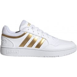 adidas Hoops 3.0 cloud white/cloud white/matt gold