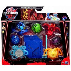 Bakugan 5 balení speciální útok s6 Nillious Mantid Bruiser Octogan Trox