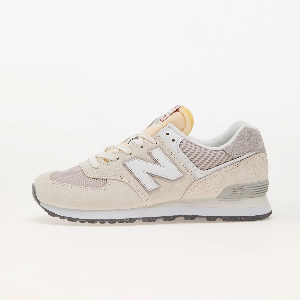 New Balance 574 Alloy/White