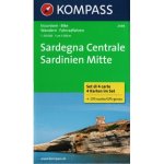 Kompass 2498 Sardegna Centrale/Sardinie střed 1:50 000 turistická mapa