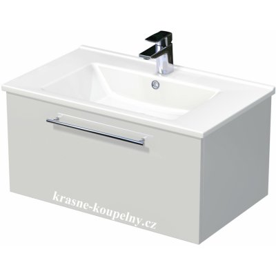Intedoor skříňka s umyvadlem Box Arte 75 1Z 81 Hacienda černá – Hledejceny.cz