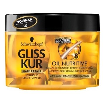 Gliss Kur Oil Nutritive extra intenzivní regenerační maska 200 ml