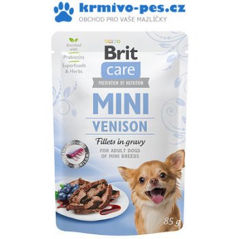 Brit Care Mini Venison Fillets in Gravy 85 g
