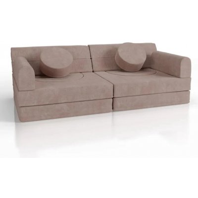 Juskys Dětská pohovka Kayo 150x75x50 cm růžová – Hledejceny.cz