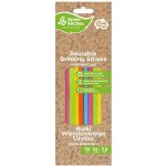 GoDan Opakovaně použitelná brčka různé barvy 75 x 190 mm – Zboží Dáma