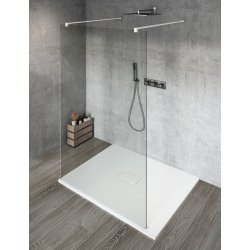 Gelc vario White jednodílná sprchová zástěna do prostoru, čiré sklo, 1100 mm GX1211GX2215