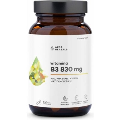 Aura Herbals Vitamin B3 415 mg 60 kapslí – Hledejceny.cz