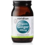 Viridian Organic Ginger 400 mg 90 kapslí – Hledejceny.cz