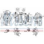 Kompresor klimatizace NISSENS 89350