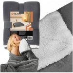 Ruhhy 26292 Oboustranná deka s beránkem tmavě šedá 150x200 – Zboží Mobilmania
