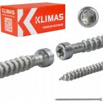Tesařské vruty 8x140 mm 50 ks torx plný válcový závit Klimas WKFC – Hledejceny.cz