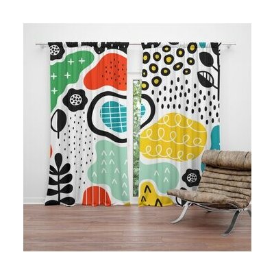 Sablio Závěs Dětské malování: 2ks 140x250cm – Hledejceny.cz