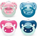 Nuk silikon šidítko 2 ks Signature Blue – Zboží Dáma