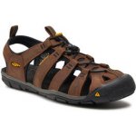 Keen Clearwater Cnx Leather M sandály KEN12010794 dark earth black – Hledejceny.cz