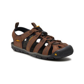 Keen Clearwater Cnx Leather M sandály KEN12010794 dark earth black