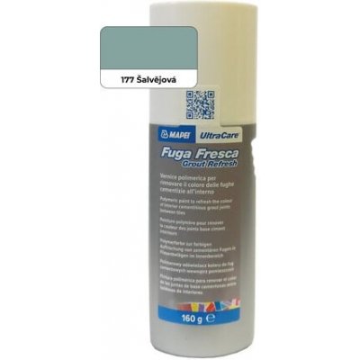 Spárovací hmota Mapei Fuga Fresca šalvějová 160 g FUGAFRESCA177 – Zboží Mobilmania