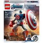 LEGO® Super Heroes 76168 Captain America v obrněném robotu – Zboží Živě